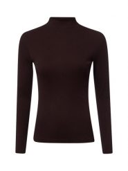 Marie Lund koszulka z długim rękawem Kobiety Bawełna (100%) brązowy, M. Brązowe t-shirty damskie Marie Lund, m, bez wzorów, z bawełny, eleganckie, bez kołnierzyka. Za 149.95 zł.