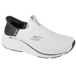 Buty do chodzenia damskie Skechers Max Cushioning Elite 2.0. Białe obuwie sportowe damskie Skechers, bez wzorów, z materiału, do biegania. Za 449.99 zł.