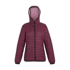 Kurtka Ocieplana Damska Rigain. Czerwone kurtki damskie Regatta, bez wzorów, z puchu, bez kaptura, trekkingowe. Za 151.99 zł.