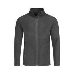 Męska Zwykła Bluza Polarowa. Szare kurtki sportowe męskie Stedman, na zimę, m, bez wzorów, z polaru, trekkingowe. Za 118.99 zł.