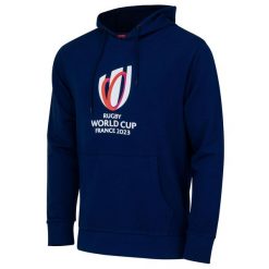 Bluza Sportfolio Logo RWC. Czarne bluzy męskie RUGBY WORLD CUP 2023, m, bez wzorów, z bawełny, bez kaptura. Za 264.50 zł.