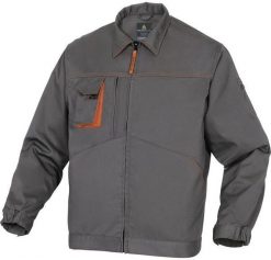 Delta Plus - bluza szaro-pomarańczowy L. Brązowe bluzy męskie DELTA PLUS, l, bez wzorów, bez kaptura. Za 111.00 zł.