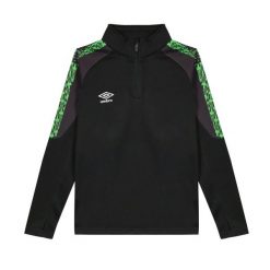 Bluza sportowa Umbro z poliestru. Czarne bluzy sportowe męskie Umbro, l, bez wzorów, z materiału, bez kaptura. Za 176.50 zł.