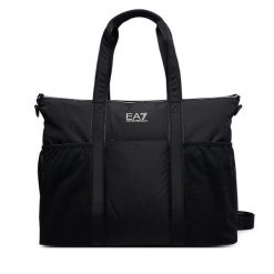 Torebka EA7 Emporio Armani. Czarne torebki do ręki damskie EA7 Emporio Armani, bez wzorów, bez dodatków. Za 759.99 zł.