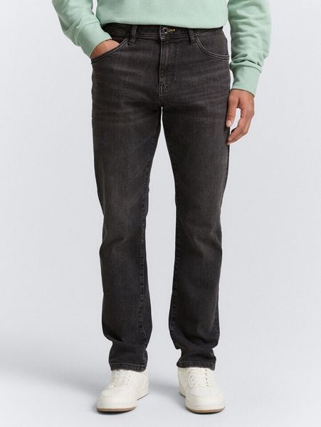 Męskie Spodnie Jeansowe Tom Tailor TTJOSH REGULAR grey denim 1048363 10210. Szare spodnie materiałowe męskie Tom Tailor, l, bez wzorów, z denimu. Za 159.99 zł.
