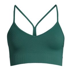 Top treningowy damski Casall Seamless Graphical Rib Sports. Zielone obuwie sportowe damskie Casall, bez wzorów, na fitness i siłownię. Za 94.99 zł.