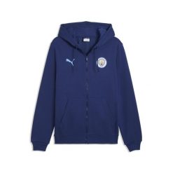Męska kurtka z kapturem Manchester City ftblCulture PUMA. Niebieskie kurtki męskie Puma, l, bez wzorów, z dzianiny, klasyczne, z kapturem. Za 299.00 zł.