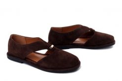 Artiker Relaks 58C1543 brązowy, baleriny damskie. Brązowe baleriny damskie Artiker Relaks, na lato, bez wzorów, ze skóry, bez obcasa. Za 194.90 zł.