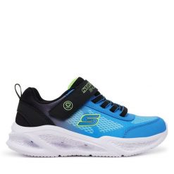 Sneakersy Skechers. Niebieskie trampki i tenisówki chłopięce Skechers, bez wzorów, bez zapięcia. Za 179.99 zł.
