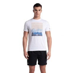 Koszulka męska T-Shirt sportowy Arena Men's T-Shirt Solid Cotton. Białe t-shirty męskie Arena, m, bez wzorów, sportowe, bez kołnierzyka. Za 129.99 zł.