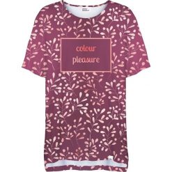Colour Pleasure Koszulka damska CP-033 253 fioletowa r. uniwersalny. T-shirty damskie marki Colour Pleasure. Za 76.57 zł.