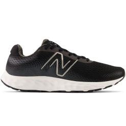 Buty męskie New Balance M520LB8 – czarne. Czarne buty sportowe męskie New Balance, z gumy, bez zapięcia, do biegania. Za 149.99 zł.