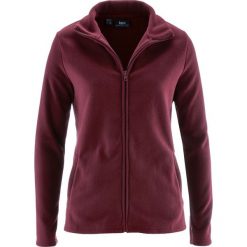 Bluza rozpinana z polaru z wpuszczanymi kieszeniami bonprix czerwony klonowy. Czerwone bluzy damskie bonprix, z polaru. Za 37.99 zł.