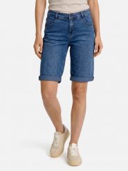MAC Spodenki jeansowe - Shorty Kobiety Bawełna niebieski, 44-09. Niebieskie szorty damskie MAC, s, bez wzorów, z bawełny. Za 179.95 zł.