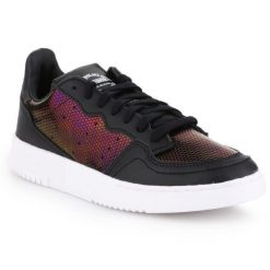 Buty adidas Supercourt W EG2012 czarne. Czarne obuwie sportowe damskie bez wzorów, z materiału. Za 613.11 zł.