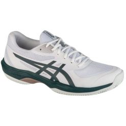Buty Asics Gel-Challenger 14 Clay/OC 1041A490-100 białe. Białe obuwie sportowe damskie bez wzorów, z materiału, tenisowe. Za 506.65 zł.