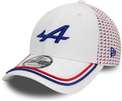 Czapka z daszkiem F1 New Era Męska Alpine 9sporty Renault Biała. Białe czapki i kapelusze męskie MALINE, z aplikacjami, z materiału, eleganckie. Za 203.99 zł.