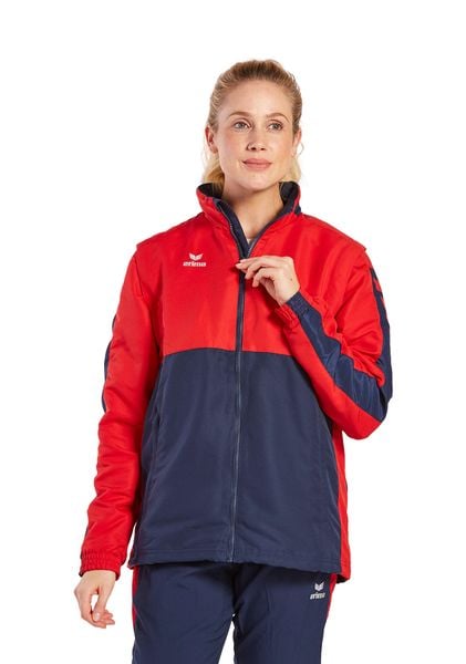 Kurtka Erima Six Wings. Czerwone kurtki damskie Erima, xl, bez wzorów, z materiału, z kapturem. Za 272.00 zł.
