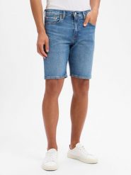 Levi's szorty dżinsowe Mężczyźni Bawełna niebieski, 34. Niebieskie krótkie spodenki sportowe męskie Levi's, m, bez wzorów, z bawełny. Za 229.95 zł.