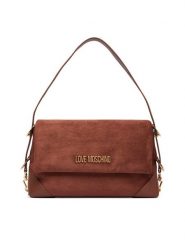 LOVE MOSCHINO Torebka JC4092PP1PLD120A Brązowy. Brązowe torebki do ręki damskie Love Moschino, bez wzorów, ze skóry, bez dodatków. Za 919.99 zł.