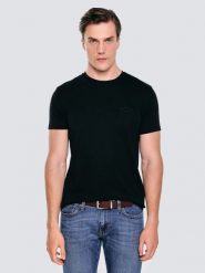 Koszulka męska bawełniana czarna Vincer 906. Czarne t-shirty męskie Big Star, l, bez wzorów, z bawełny, biznesowe, bez kołnierzyka. Za 99.99 zł.