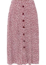 Spódnica midi z wiskozy z kieszeniami. Niebieskie spódnice damskie bonprix, bez wzorów, z wiskozy, eleganckie, midi. Za 107.99 zł.