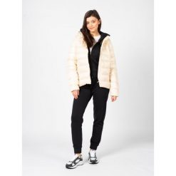 Kurtka turystyczna damska Down Jacket. Brązowe kurtki damskie Champion, l, bez wzorów, z poliesteru, z kapturem. Za 313.00 zł.