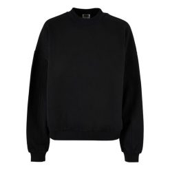 Damska bluza oversize z okrągłym dekoltem Urban Classics. Czarne bluzy damskie Urban Classics, bez wzorów, bez kaptura. Za 237.00 zł.