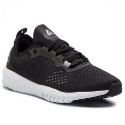 Buty do chodzenia damskie Reebok Flexagon. Czarne obuwie sportowe damskie Reebok, bez wzorów, z gumy, do biegania. Za 332.00 zł.