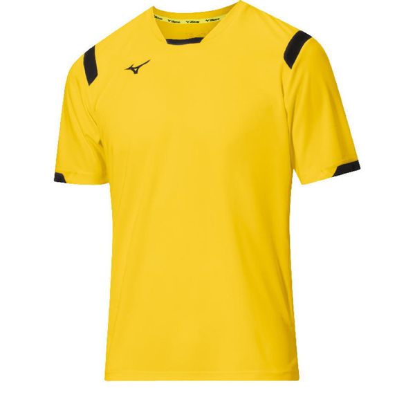 Koszulka Mizuno handball. Żółte koszulki sportowe męskie Mizuno, xl, bez wzorów, z materiału, bez kołnierzyka, bez ramiączek, na fitness i siłownię. Za 139.50 zł.