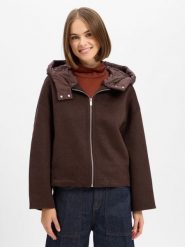 Opus sweter wełniany Kobiety brązowy, L. Brązowe swetry damskie Opus, l, bez wzorów, z wełny, eleganckie, bez kołnierzyka, bez ramiączek, bez kaptura. Za 749.95 zł.