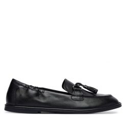 Loafersy Tamaris. Czarne mokasyny damskie Tamaris. Za 399.99 zł.
