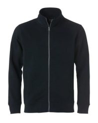 Clique Classic Cardigan bluza rozpinana czarna, kieszenie na zamek – black. Czarne bluzy męskie CLIQUE, m, bez wzorów, z bawełny, bez kaptura. Za 228.12 zł.