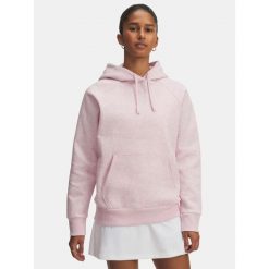 Bluza Damska Nierozpinana Z Kapturem Under Armour Rival Fleece Hoodie. Czerwone bluzy sportowe damskie Under Armour, bez wzorów, z kapturem, na fitness i siłownię. Za 239.99 zł.