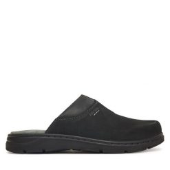 Klapki Josef Seibel. Czarne klapki męskie Josef Seibel. Za 229.99 zł.