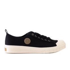 Czarne trampki Big Star LL174020 906. Czarne trampki męskie bez wzorów, eleganckie, bez zapięcia. Za 158.90 zł.