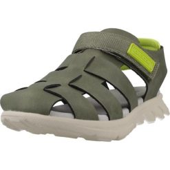 Sandały GEOX J SANDAL AIRADYUM BO Zielony. Zielone sandały męskie Geox, ze skóry, bez zapięcia. Za 213.99 zł.