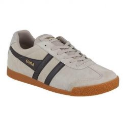 Buty do chodzenia męskie Gola Harrier. Brązowe buty sportowe męskie Gola, z gumy, bez zapięcia, na fitness i siłownię. Za 428.50 zł.