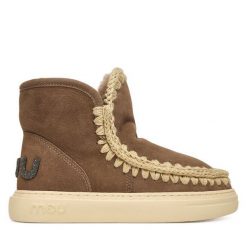 Śniegowce Mou. Szare śniegowce i trapery damskie Mou. Za 1,139.00 zł.