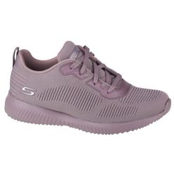 Buty do chodzenia damskie Skechers Bobs Squad. Szare obuwie sportowe damskie Skechers, bez wzorów, z materiału, trekkingowe, Skechers Sport. Za 249.99 zł.