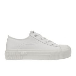 Buty Lee Cooper damskie sportowe LCW-25-02-3325LA biale białe. Białe obuwie sportowe damskie bez wzorów, z gumy. Za 192.88 zł.