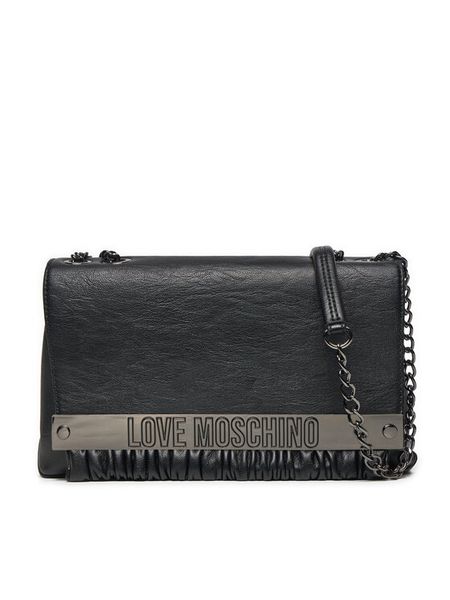 LOVE MOSCHINO Torebka JC4292PP0LKB0000 Czarny. Czarne torebki do ręki damskie Love Moschino, bez wzorów, ze skóry, bez dodatków. Za 489.99 zł.