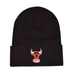 Czapka Chicago Bulls Knit. Czarne czapki i kapelusze męskie Mitchell & Ness, na jesień, bez wzorów, eleganckie. Za 190.50 zł.