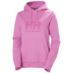 Kurtka dresowa damska z logo Helly Hansen 2.0. Czerwone kurtki damskie Helly Hansen, bez wzorów, z dresówki, bez kaptura. Za 384.50 zł.