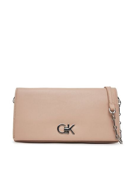Calvin Klein Torebka Ck Mini Chain Bag K60K612806 Różowy. Czerwone torebki do ręki damskie Calvin Klein, bez wzorów, ze skóry, wizytowe, bez dodatków. Za 269.99 zł.