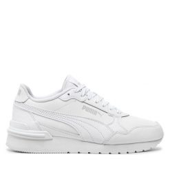 Sneakersy Puma. Białe trampki i tenisówki chłopięce Puma, bez wzorów, bez zapięcia. Za 179.99 zł.