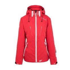 Kurtka narciarska damska Bergson1 ISSUE STX. Czerwone kurtki damskie Bergson, xl, bez wzorów, bez kaptura, narciarskie. W wyprzedaży za 645.00 zł.