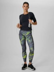4F Legginsy treningowe szybkoschnące damskie - multikolor L. Legginsy damskie 4f, l, bez wzorów. Za 149.99 zł.