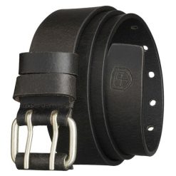 Czarny pasek męski skórzany z klasyczną, podwójną klamrą Peterson PTN LTE-39-BLACK. Czarne paski damskie Peterson, bez wzorów, klasyczne. Za 59.99 zł.