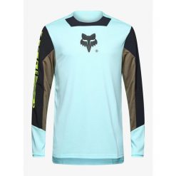 Bluza rowerowa męska Fox Defend LS Jersey Elevated. Zielone bluzy męskie FOX, m, bez wzorów, z jersey, bez kaptura, rowerowe. Za 308.99 zł.